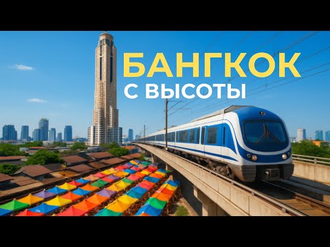 Видео: Бангкок с высоты: Baiyoke Sky Hotel, ночной рынок и Airport Rail Link