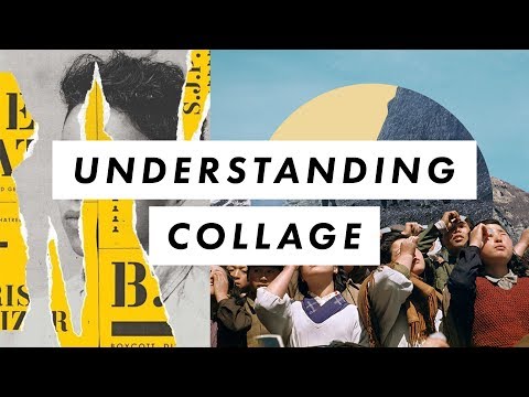 Видео: Как сделать абстрактный коллаж