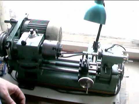 Видео: Токарный станок Универсал 2  Особенности применения свёрл