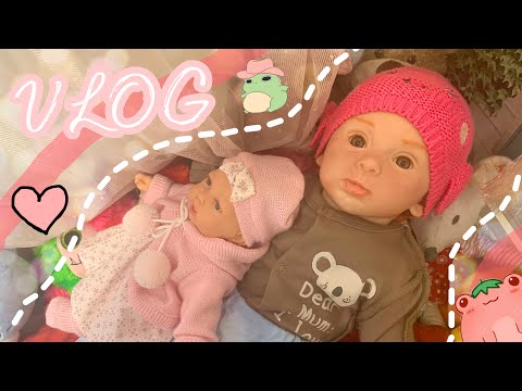 Видео: ВЛОГ с реборном/ УТРО с реборном Евой / ПРОГУЛКА с реборном