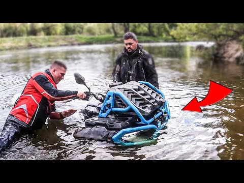 Видео: Пробуем УТОПИТЬ квадроцикл CFMOTO 1000 MV