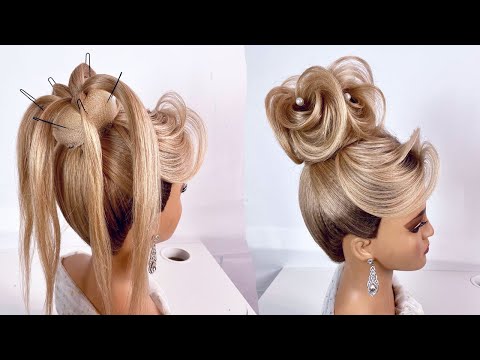 Видео: Свадебная вечерняя прическа. Прическа на длинные волосы