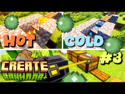 Видео: майнкрафт сборка Create: Vanilla+.Создаём источник халявного клея! летсплей #3