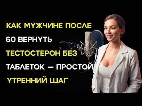 Видео: Как мужчине после 60 вернуть тестостерон без таблеток — простой утренний шаг !