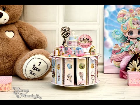 Видео: 12 файловых альбомов № 272 в "торте"- "С днем рождения!"