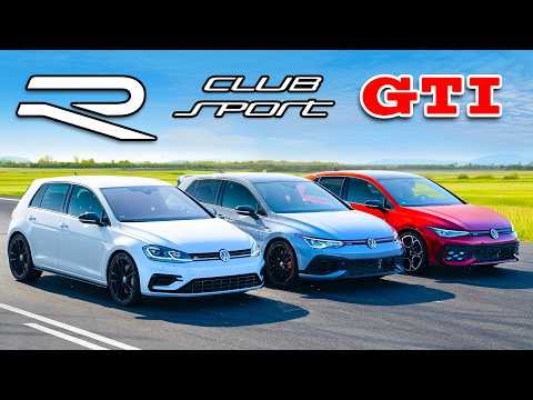 Видео: Кто победит в заезде: новый Golf GTI или же старый Golf , а может Clubsport?