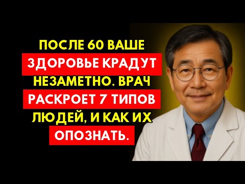 Видео: Совет Врача: Эти 7 Типов Людей После 60 Незаметно Крадут Ваше Здоровье И Годы!
