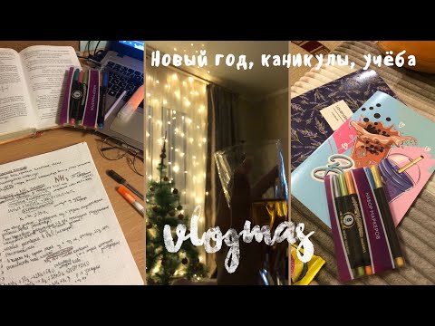 Видео: Дни Со Мной//VLOGMAS#2//study with me🧚🏻‍♀️