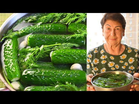 Видео: Огурцы "Скороешки",мы "подсели" на эту закуску - огурчики хрустящие, очень вкусные, готовятся быстро