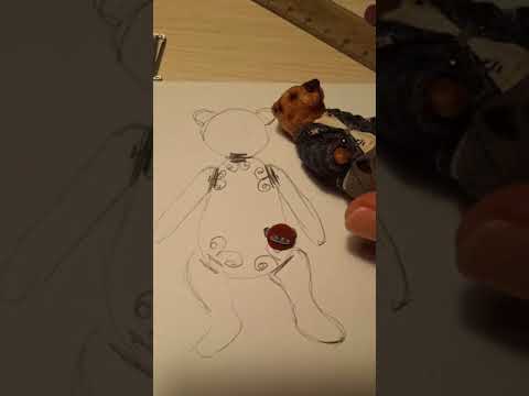 Видео: TeddyКухня_Работа с выкройкой миниатюры