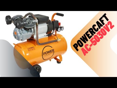 Видео: Компрессор Powercaft AC-5030v2: кому может быть полезен?