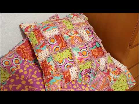 Видео: 54. МК: Потрёпанный квилт / "Потрепыш" /  Rag quilt