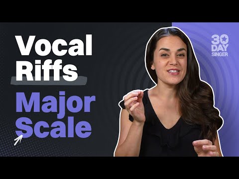 Видео: Вокальные риффы и рифы – урок пения для начинающих в мажорной гамме