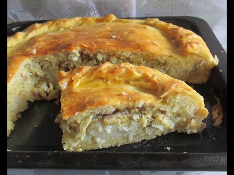 Видео: Рыбный пирог на кефире – с минтаем