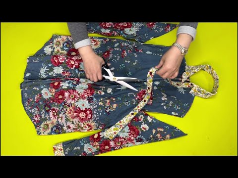 Видео: [DIY] Пожалуйста, не выбрасывайте изношенную одежду, потому что она старая.