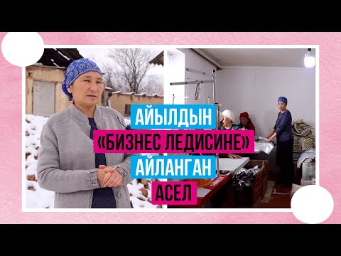 Видео: Айылдын бизнес-ледисине айланган Асел