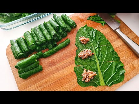 Видео: рецепт фаршированного мангольда. Сарма Способ отваривания и приготовления