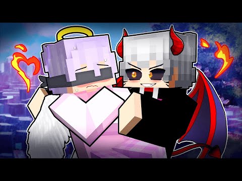 Видео: Ангел в Школе Демонов в Майнкрафт! (Яой)