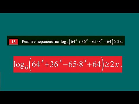 Видео: Задание 15 ЕГЭ профиль #89