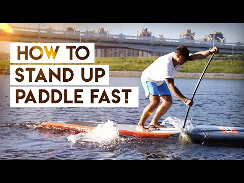 Видео: How To Stand Up Paddle Fast (SUP Paddleboard) - Как быстро грести на САП борде