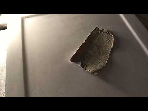 Видео: Шлифовка левкаса на иконной доске. 2019 год.