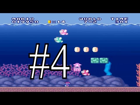 Видео: Прохождение SUPER MARIO BROS на Русском Часть 4 - Проклятие с Рыбами