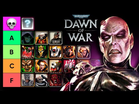 Видео: Тир-лист ВСЕХ командиров DOW | Warhammer 40000: Dawn of War