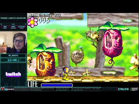 Видео: Pinobee: Wings of Adventure. Официальный Русский Рестрим AGDQ2021