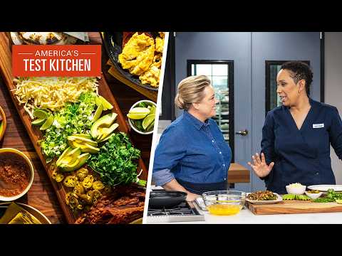 Видео: Бранч для большой компании: блины и тако на завтрак | Полный эпизод | Американская тестовая кухня...