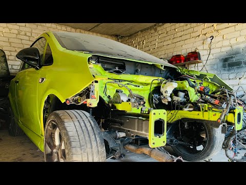 Видео: Opel corsa OPC восстановление (часть 4)