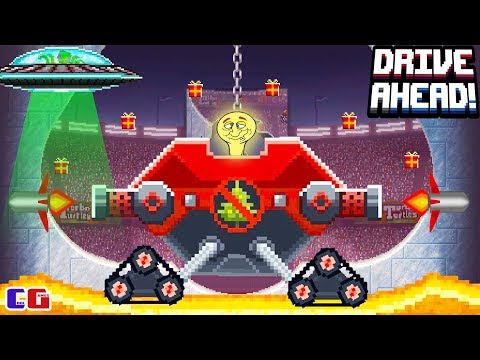 Видео: Drive Ahead ПОТУШИЛ ЛАМПОЧКУ! Безумные ЗАДАНИЯ 2018 Мультяшная игра БИТВА ТАЧЕК Драйв Ахед