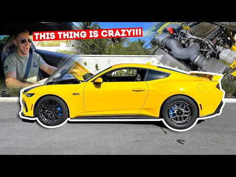Видео: ПЕРВАЯ ЕЗДА на моём 900-сильном WHIPPLE Supercharged Mustang GT 2024 года!!! *ВАМ ЭТО НУЖНО!!!*