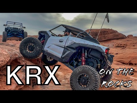 Видео: KRX 1000 Side by Side на 35-дюймовых шинах, Rock Crawling Sand Hollow