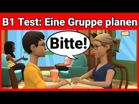 Видео: Устный экзамен по немецкому языку B1 | Планируйте что-нибудь вместе/диалог. Часть 3: Группа