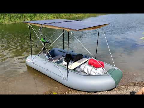 Видео: Электрическая лодка на солнечных батареях. Бензин не кончится никогда.