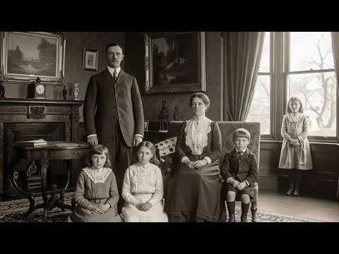Видео: Семейное фото 1910 года казалось безобидным… Пока не посмотрели на ребёнка у окна
