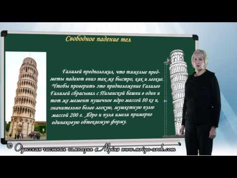 Видео: Cвободное падение тел