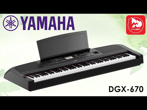 Видео: Yamaha DGX-670 Цифровое пианино с автоаккомпанементом и функциями синтезатора