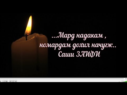 Видео: Саши Заифи. "Йо Алӣ машам навад аз чил зиёд".
