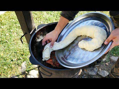 Видео: ОРАМА САМАЯ ВКУСНАЯ НАЧИНКА В КАЗАНЕ НА КОСТРЕ