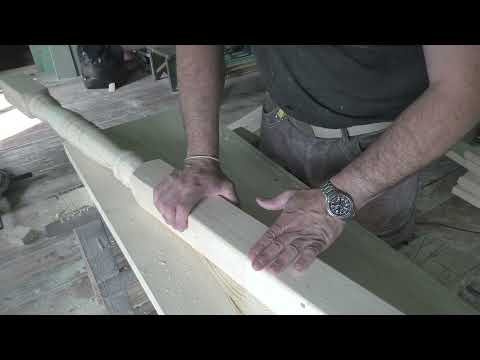 Видео: Как удлинить столб. Торцевая склейка /изготовление балюстрады