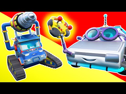 Видео: Супер Дрель против Робота ПОЛИЦЕЙСКОГО | Спасение от гипноза