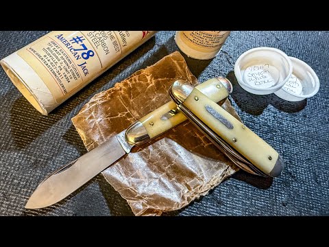 Видео: Great Eastern Cutlery 78 американских ветчин из гладкой белой кости