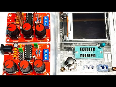 Видео: Генератор частот XR2206. 1Hz - 10Hz -  100Hz  -  3KHz  -  65KHz  -  1MHz