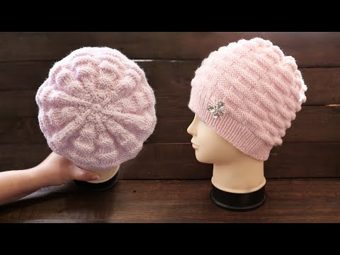 Видео: Вяжем ШАПКУ из переплетений спицами 🧺 Knitted «Baske» hat