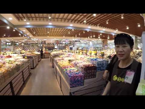 Видео: Китай,Муданьцзян.Пешеходная улица,супермаркет (2 часть). 02 мая