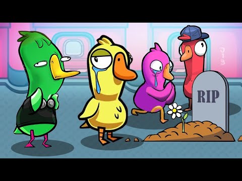 Видео: АМОНГУСЬ! ОФИЦИАЛЬНЫЕ ПОХОРОНЫ В УТКАХ! - Goose Goose Duck!
