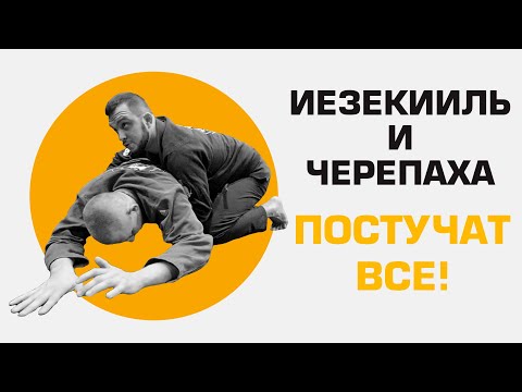 Видео: Как сделать удушающий иезекииль против черепахи в джиу-джитсу