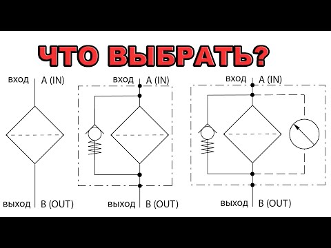 Видео: Схема гидравлическая #7 | Фильтр гидравлический, схема и принцип работы