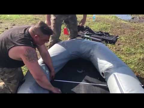 Видео: тест лодки ПВХ Румб и мотора Seanovo 5 л.с.